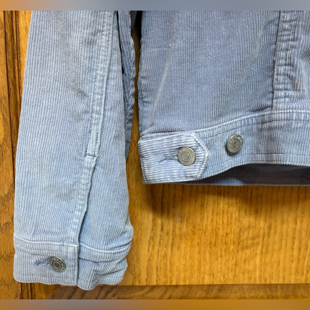 Blue Corduroy Jacket - Sonoma, Size Small - Picture 8 of 12
